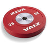 Ziva Urethane Competition Colored Bumper Disc w/ Hard Chrome Hub 55 lbs- New (ZVO-BDPU-3565)