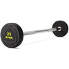 Ziva Solid Steel Rubber Barbell Set 20-110 lbs (10 pcs) (ZVO-BSRB-2142)