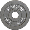 Cap 2" 2.5 lb Olympic Grey Steel Plate - NEW (OPG#2-2.5)