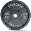 Cap 2" 35 lb Olympic Grey Steel Plate - NEW (OPG#2-35)
